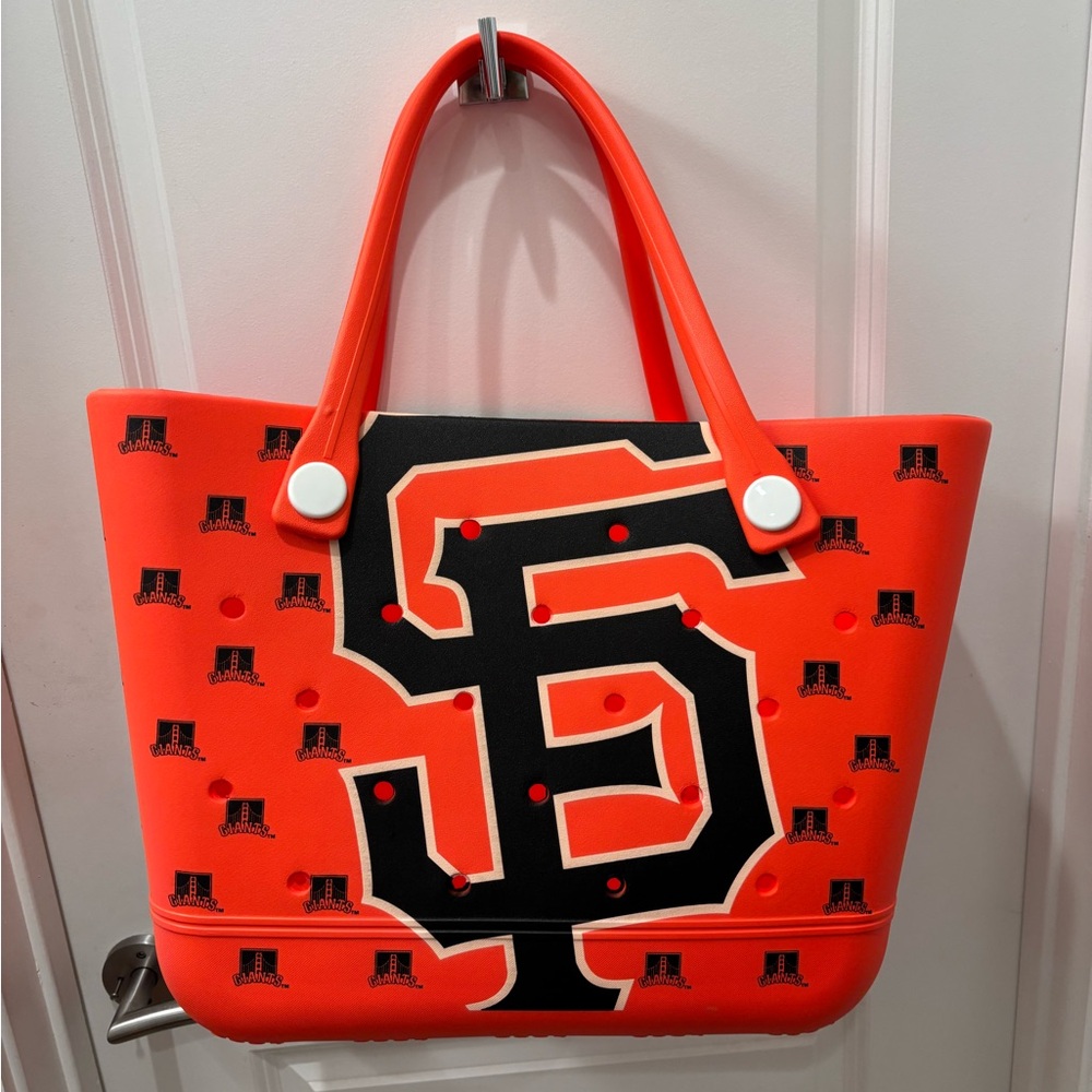 NWT MLB San Francisco Giants Orange bogg style Tote Bag